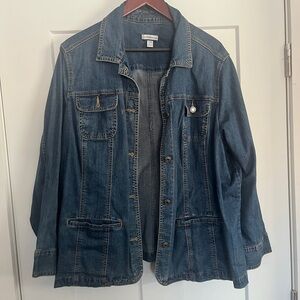 Croft & Barrow Dark Blue Jean Jacket